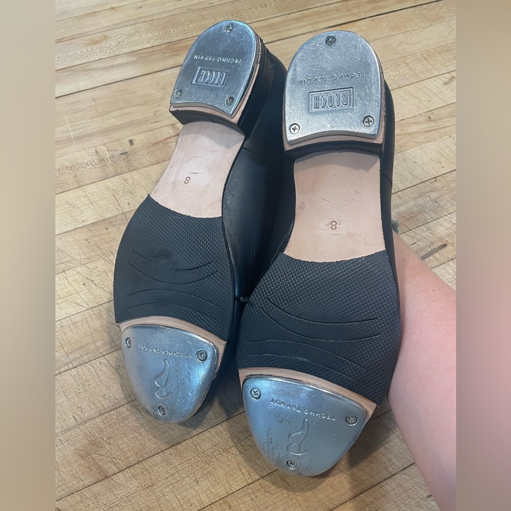 Bloch Black Leather Men's Tap Shoes - Picture 4 of 11